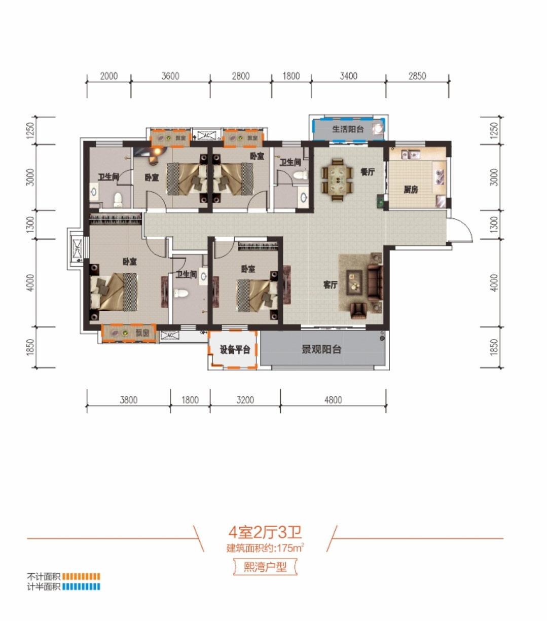 熙灣戶型