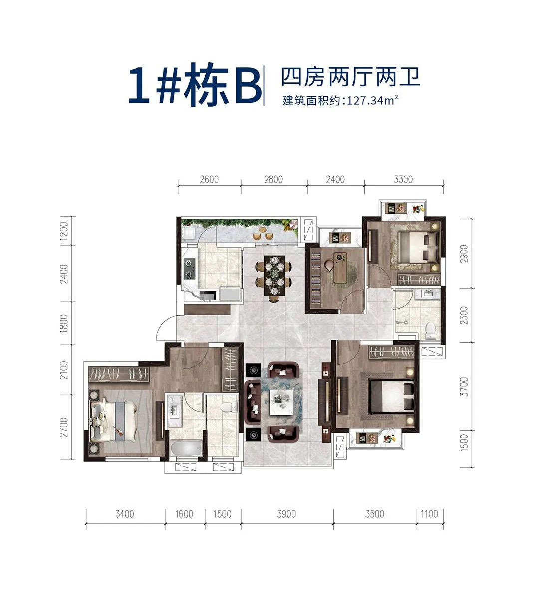 1#棟B戶(hù)型