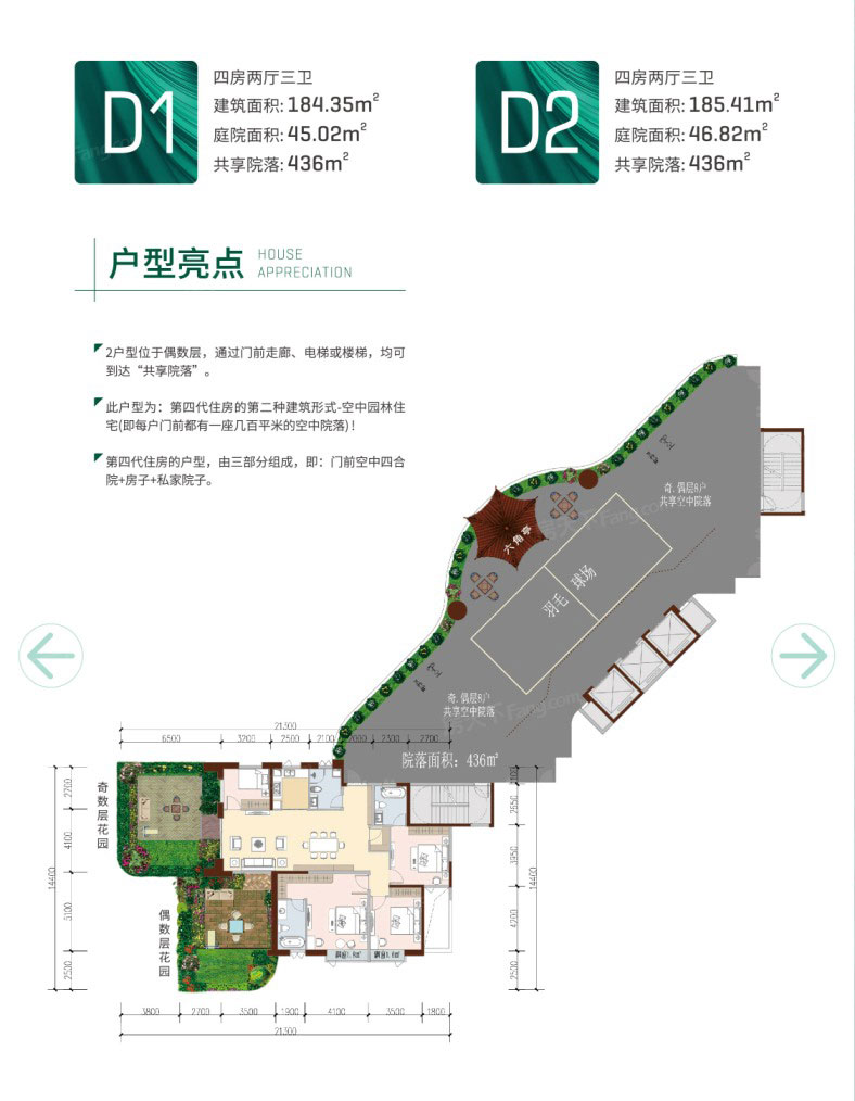 1棟D1/D2戶型