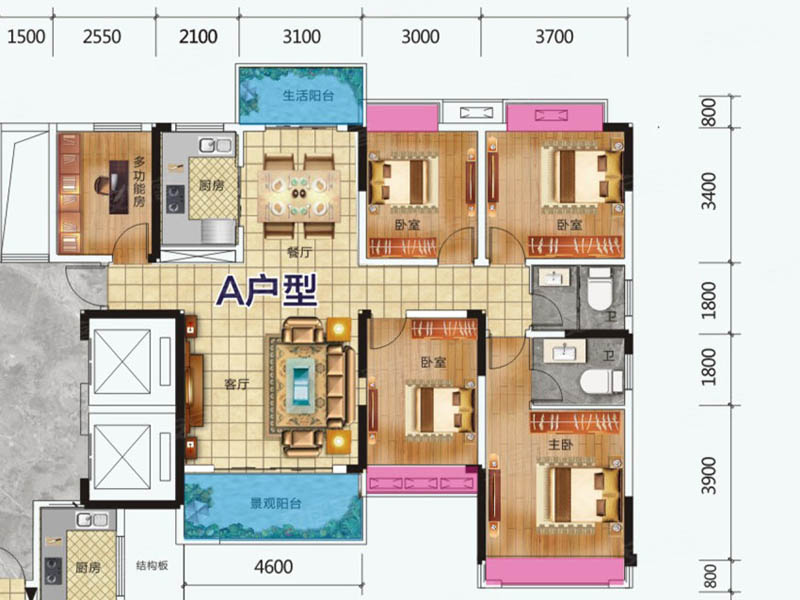 1#2#4#A2戶型