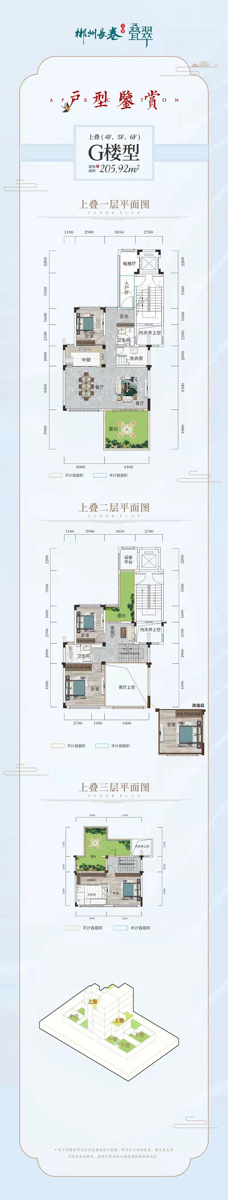 G樓型上疊（4F、5F、6F）